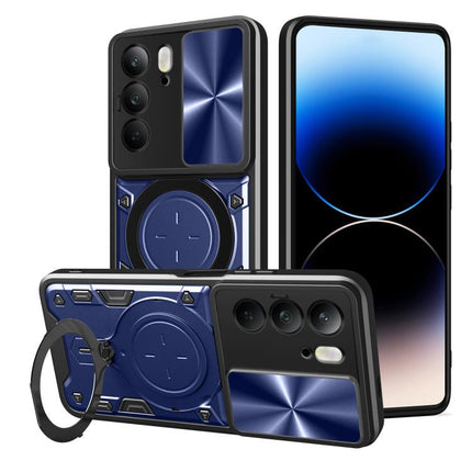 CD Texture Sliding Camshield Magnetic Holder Phone Case, For Realme P3 Ultra 5G India, For Realme 14 Pro+ 5G, For Realme C75 4G / 14x 5G Global, For Realme 13 Pro 5G / 13 Pro+ 5G