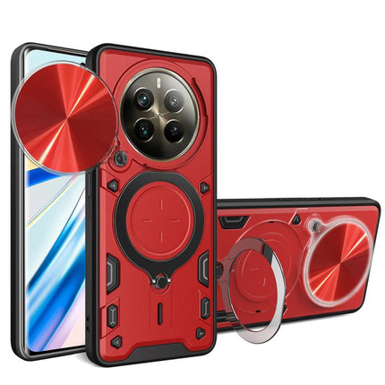 CD Texture Sliding Camshield Magnetic Holder Phone Case, For Realme C61 / C63, For Realme GT 6T, For Realme 12 5G Global, For Realme 12 Pro / 12 Pro+ / 12+