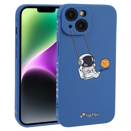 Astronaut Swinging Pattern TPU Phone Case, For iPhone 14 Plus, For iPhone 14, For iPhone 14 Pro, For iPhone 14 Pro Max, For iPhone SE 2022 / SE 2020 / 8 / 7, For iPhone 13 Pro Max, For iPhone 13 Pro, For iPhone 13
