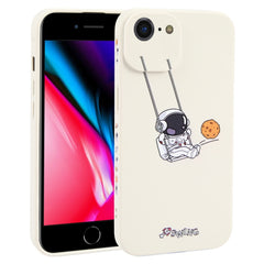 Astronaut Swinging Pattern TPU Phone Case, For iPhone 14 Plus, For iPhone 14, For iPhone 14 Pro, For iPhone 14 Pro Max, For iPhone SE 2022 / SE 2020 / 8 / 7, For iPhone 13 Pro Max, For iPhone 13 Pro, For iPhone 13, For iPhone 13 mini, For iPhone 12