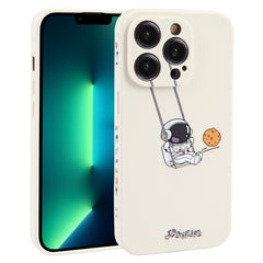 Astronaut Swinging Pattern TPU Phone Case, For iPhone 14 Plus, For iPhone 14, For iPhone 14 Pro, For iPhone 14 Pro Max, For iPhone SE 2022 / SE 2020 / 8 / 7, For iPhone 13 Pro Max, For iPhone 13 Pro, For iPhone 13, For iPhone 13 mini, For iPhone 12