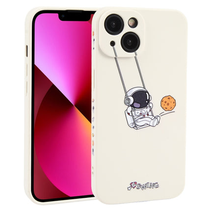 Astronaut Swinging Pattern TPU Phone Case, For iPhone 14 Plus, For iPhone 14, For iPhone 14 Pro, For iPhone 14 Pro Max, For iPhone SE 2022 / SE 2020 / 8 / 7, For iPhone 13 Pro Max, For iPhone 13 Pro, For iPhone 13