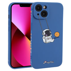 Astronaut Swinging Pattern TPU Phone Case, For iPhone 14 Plus, For iPhone 14, For iPhone 14 Pro, For iPhone 14 Pro Max, For iPhone SE 2022 / SE 2020 / 8 / 7, For iPhone 13 Pro Max, For iPhone 13 Pro, For iPhone 13, For iPhone 13 mini, For iPhone 12