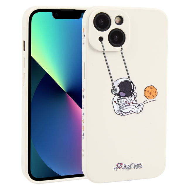 TPU-Telefonhülle mit Astronauten-Schwingmuster, für iPhone 12 Pro Max, für iPhone 12 Pro, für iPhone 12 mini, für iPhone 11 Pro Max, für iPhone 11, für iPhone 11 Pro, für iPhone XS / X, für iPhone XR, für iPhone XS Max, für iPhone 8 Plus / 7 Plus
