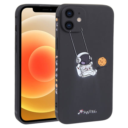 Astronaut Swinging Pattern TPU Phone Case, For iPhone 13 mini, For iPhone 12, For iPhone 12 Pro Max, For iPhone 12 Pro, For iPhone 12 mini, For iPhone 11 Pro Max, For iPhone 11, For iPhone 11 Pro