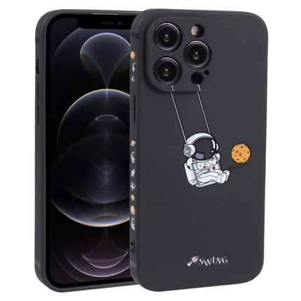 Astronaut Swinging Pattern TPU Phone Case, For iPhone 13 mini, For iPhone 12, For iPhone 12 Pro Max, For iPhone 12 Pro, For iPhone 12 mini, For iPhone 11 Pro Max, For iPhone 11, For iPhone 11 Pro