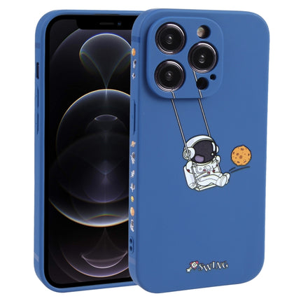 Astronaut Swinging Pattern TPU Phone Case, For iPhone 13 mini, For iPhone 12, For iPhone 12 Pro Max, For iPhone 12 Pro, For iPhone 12 mini, For iPhone 11 Pro Max, For iPhone 11, For iPhone 11 Pro
