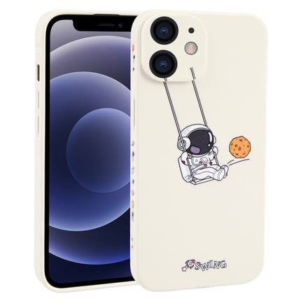 Astronaut Swinging Pattern TPU Phone Case, For iPhone 13 mini, For iPhone 12, For iPhone 12 Pro Max, For iPhone 12 Pro, For iPhone 12 mini, For iPhone 11 Pro Max, For iPhone 11, For iPhone 11 Pro