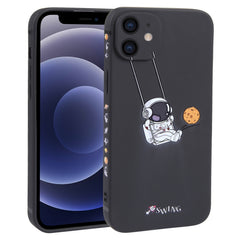 Astronaut Swinging Pattern TPU Phone Case, For iPhone 12 Pro Max, For iPhone 12 Pro, For iPhone 12 mini, For iPhone 11 Pro Max, For iPhone 11, For iPhone 11 Pro, For iPhone XS / X, For iPhone XR, For iPhone XS Max, For iPhone 8 Plus / 7 Plus