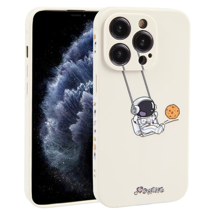 Astronaut Swinging Pattern TPU Phone Case, For iPhone 13 mini, For iPhone 12, For iPhone 12 Pro Max, For iPhone 12 Pro, For iPhone 12 mini, For iPhone 11 Pro Max, For iPhone 11, For iPhone 11 Pro