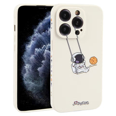 Astronaut Swinging Pattern TPU Phone Case, For iPhone 12 Pro Max, For iPhone 12 Pro, For iPhone 12 mini, For iPhone 11 Pro Max, For iPhone 11, For iPhone 11 Pro, For iPhone XS / X, For iPhone XR, For iPhone XS Max, For iPhone 8 Plus / 7 Plus