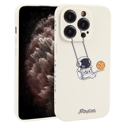 Astronaut Swinging Pattern TPU Phone Case, For iPhone 13 mini, For iPhone 12, For iPhone 12 Pro Max, For iPhone 12 Pro, For iPhone 12 mini, For iPhone 11 Pro Max, For iPhone 11, For iPhone 11 Pro