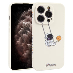 Astronaut Swinging Pattern TPU Phone Case, For iPhone 12 Pro Max, For iPhone 12 Pro, For iPhone 12 mini, For iPhone 11 Pro Max, For iPhone 11, For iPhone 11 Pro, For iPhone XS / X, For iPhone XR, For iPhone XS Max, For iPhone 8 Plus / 7 Plus