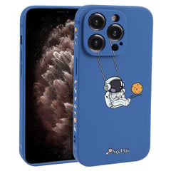 Astronaut Swinging Pattern TPU Phone Case, For iPhone 12 Pro Max, For iPhone 12 Pro, For iPhone 12 mini, For iPhone 11 Pro Max, For iPhone 11, For iPhone 11 Pro, For iPhone XS / X, For iPhone XR, For iPhone XS Max, For iPhone 8 Plus / 7 Plus