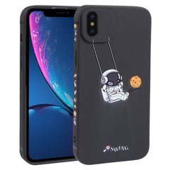 Astronaut Swinging Pattern TPU Phone Case, For iPhone 12 Pro Max, For iPhone 12 Pro, For iPhone 12 mini, For iPhone 11 Pro Max, For iPhone 11, For iPhone 11 Pro, For iPhone XS / X, For iPhone XR, For iPhone XS Max, For iPhone 8 Plus / 7 Plus