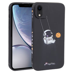 Astronaut Swinging Pattern TPU Phone Case, For iPhone 12 Pro Max, For iPhone 12 Pro, For iPhone 12 mini, For iPhone 11 Pro Max, For iPhone 11, For iPhone 11 Pro, For iPhone XS / X, For iPhone XR, For iPhone XS Max, For iPhone 8 Plus / 7 Plus