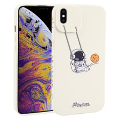 Astronaut Swinging Pattern TPU Phone Case, For iPhone 12 Pro Max, For iPhone 12 Pro, For iPhone 12 mini, For iPhone 11 Pro Max, For iPhone 11, For iPhone 11 Pro, For iPhone XS / X, For iPhone XR, For iPhone XS Max, For iPhone 8 Plus / 7 Plus