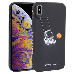 Astronaut Swinging Pattern TPU Phone Case, For iPhone 12 Pro Max, For iPhone 12 Pro, For iPhone 12 mini, For iPhone 11 Pro Max, For iPhone 11, For iPhone 11 Pro, For iPhone XS / X, For iPhone XR, For iPhone XS Max, For iPhone 8 Plus / 7 Plus