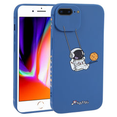 Astronaut Swinging Pattern TPU Phone Case, For iPhone 12 Pro Max, For iPhone 12 Pro, For iPhone 12 mini, For iPhone 11 Pro Max, For iPhone 11, For iPhone 11 Pro, For iPhone XS / X, For iPhone XR, For iPhone XS Max, For iPhone 8 Plus / 7 Plus