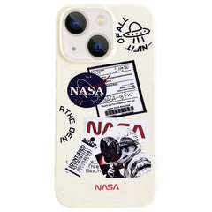 Astronaut Pattern Glossy PC Phone Case, For iPhone 14 Plus, For iPhone 14, For iPhone 14 Pro, For iPhone 14 Pro Max, For iPhone 13 Pro Max, For iPhone 13 Pro, For iPhone 13, For iPhone 12, For iPhone 12 Pro Max, For iPhone 12 Pro, For iPhone 11 Pro Max