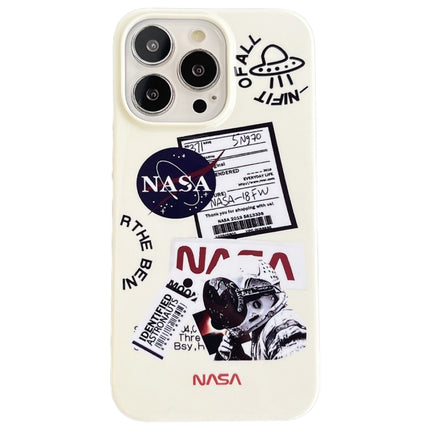 Astronaut Pattern Glossy PC Phone Case, For iPhone 14 Plus, For iPhone 14, For iPhone 14 Pro, For iPhone 14 Pro Max, For iPhone 13 Pro Max, For iPhone 13 Pro, For iPhone 13, For iPhone 12, For iPhone 12 Pro Max, For iPhone 12 Pro, For iPhone 11 Pro Max...