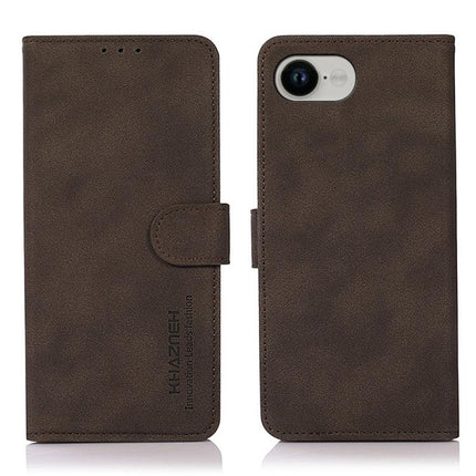 KHAZNEH Matte Texture Leather Phone Case, For iPhone 16e / 17e, For iPhone 17 Pro Max, For iPhone 17 Pro, For iPhone 17, For iPhone Air, For iPhone 16 Pro Max