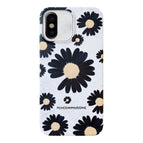 For iPhone XS / X / Black Flower