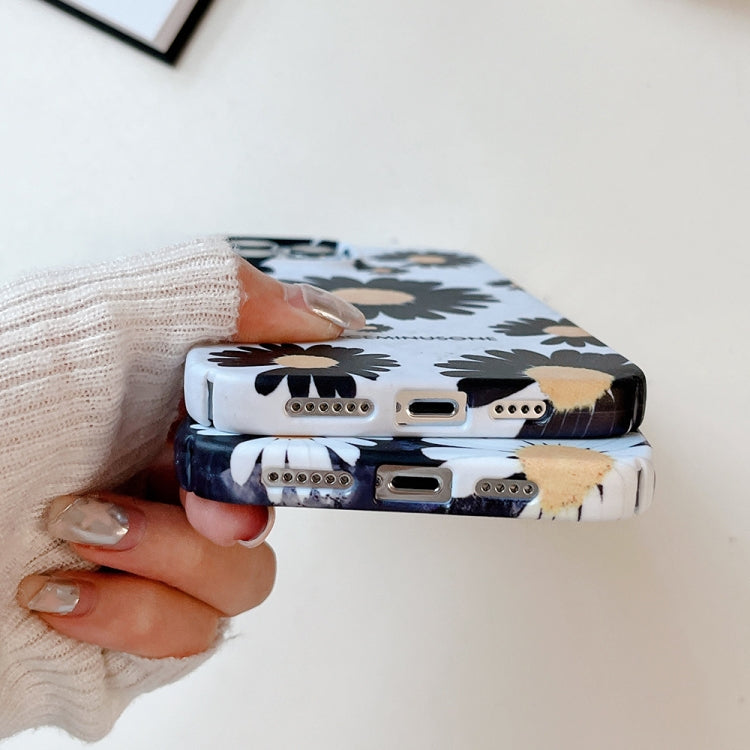 Frosted Daisy Film Phone Case, For iPhone 12 Pro Max, For iPhone 12 Pro, For iPhone 11, For iPhone 11 Pro Max, For iPhone XS / X, For iPhone XR, For iPhone XS Max