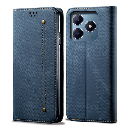 Denim Texture Flip Leather Phone Case, For Realme Note 60 4G / C61 4G, For Realme 13 Pro 5G Global, For Realme GT 6T 5G Global, For Realme GT 6 5G Global, For Realme C63 / C61, For Realme 12 Pro / 12 Pro+