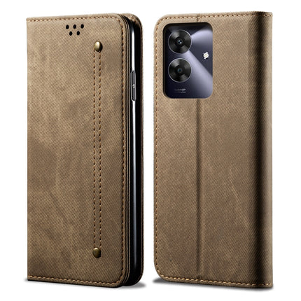 Denim Texture Flip Leather Phone Case, For Realme Note 60 4G / C61 4G, For Realme 13 Pro 5G Global, For Realme GT 6T 5G Global, For Realme GT 6 5G Global, For Realme C63 / C61, For Realme 12 Pro / 12 Pro+