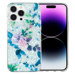 IMD Shell Pattern TPU Phone Case, For iPhone 14 Pro Max, For iPhone 15, For iPhone 13 Pro Max