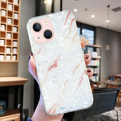 IMD Shell Pattern TPU Phone Case, For iPhone 14, For iPhone 15 Plus, For iPhone 14 Pro