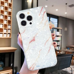 IMD Shell Pattern TPU Phone Case, For iPhone 15 Pro Max, For iPhone 14 Plus, For iPhone 15 Pro