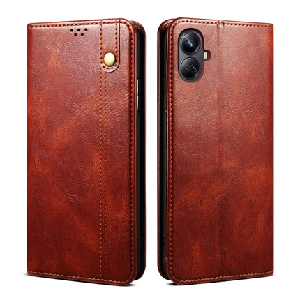 Oil Wax Crazy Horse Texture Leather Phone Case, For Realme 11 Pro / 11 Pro+, For Realme C65 4G, For Realme 10 Pro+