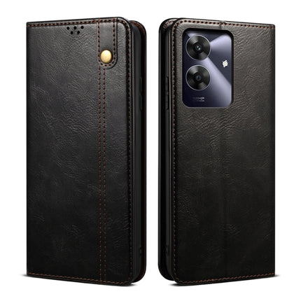 Oil Wax Crazy Horse Texture Leather Phone Case, For Realme 14 5G Global, For Realme P3 Pro, For Realme 14 Pro+ Global, For Realme 14 Pro Global, For Realme Note 60 4G / C61 4G, For Realme 13 Pro 5G Global