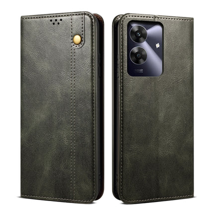 Oil Wax Crazy Horse Texture Leather Phone Case, For Realme 14 5G Global, For Realme P3 Pro, For Realme 14 Pro+ Global, For Realme 14 Pro Global, For Realme Note 60 4G / C61 4G, For Realme 13 Pro 5G Global