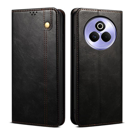 Oil Wax Crazy Horse Texture Leather Phone Case, For Realme 14 5G Global, For Realme P3 Pro, For Realme 14 Pro+ Global, For Realme 14 Pro Global, For Realme Note 60 4G / C61 4G, For Realme 13 Pro 5G Global