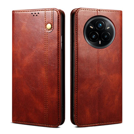 Oil Wax Crazy Horse Texture Leather Phone Case, For Realme 14 5G Global, For Realme P3 Pro, For Realme 14 Pro+ Global, For Realme 14 Pro Global, For Realme Note 60 4G / C61 4G, For Realme 13 Pro 5G Global