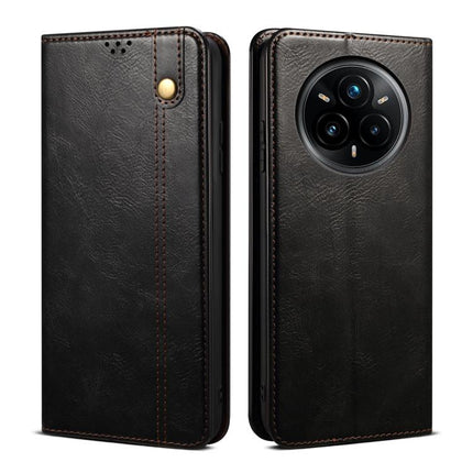 Oil Wax Crazy Horse Texture Leather Phone Case, For Realme 14 5G Global, For Realme P3 Pro, For Realme 14 Pro+ Global, For Realme 14 Pro Global, For Realme Note 60 4G / C61 4G, For Realme 13 Pro 5G Global