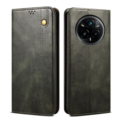 Oil Wax Crazy Horse Texture Leather Phone Case, For Realme 14 5G Global, For Realme P3 Pro, For Realme 14 Pro+ Global, For Realme 14 Pro Global, For Realme Note 60 4G / C61 4G, For Realme 13 Pro 5G Global