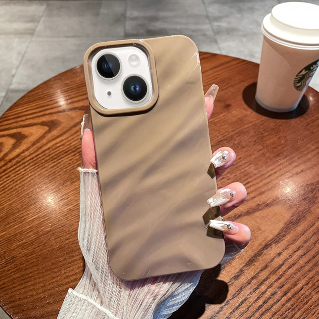 Solid Color Wave Texture TPU Phone Case, For iPhone 14 /13, For iPhone 14 Pro, For iPhone 14 Pro Max