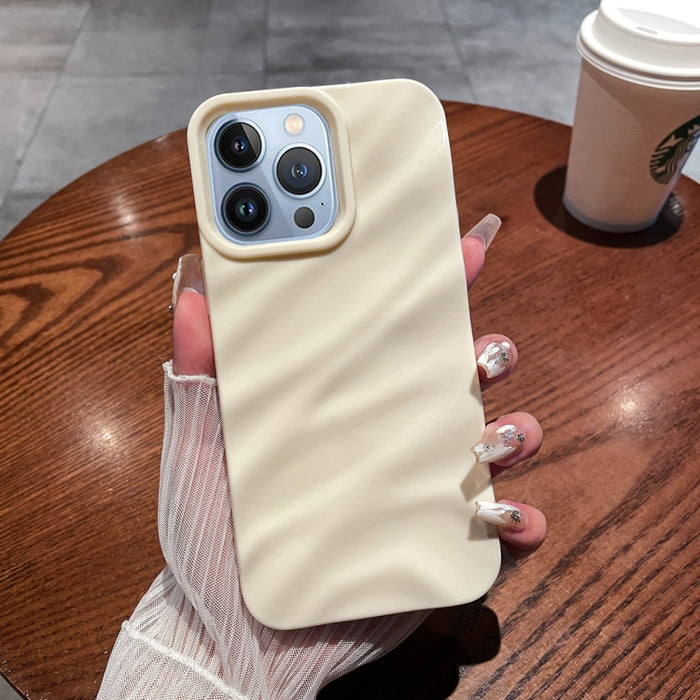 TPU-Telefonhülle mit einfarbiger Wellenstruktur, für iPhone 12 Pro Max, für iPhone 11 Pro Max, für iPhone 11, für iPhone X / XS