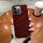 For iPhone 12 Pro Max / Weinrot