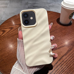 Solid Color Wave Texture TPU Phone Case, For iPhone 12 / 12 Pro, For iPhone 12 Pro Max, For iPhone 11 Pro Max