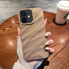 Solid Color Wave Texture TPU Phone Case, For iPhone 12 / 12 Pro, For iPhone 12 Pro Max, For iPhone 11 Pro Max