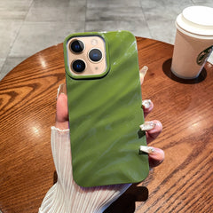 Solid Color Wave Texture TPU Phone Case, For iPhone 12 / 12 Pro, For iPhone 12 Pro Max, For iPhone 11 Pro Max