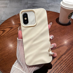 Solid Color Wave Texture TPU Phone Case, For iPhone 12 Pro Max, For iPhone 11 Pro Max, For iPhone 11, For iPhone X / XS