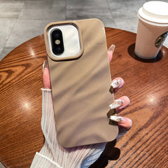 Solid Color Wave Texture TPU Phone Case, For iPhone 12 Pro Max, For iPhone 11 Pro Max, For iPhone 11, For iPhone X / XS