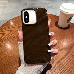 Funda de teléfono de TPU con textura ondulada de color sólido para iPhone XR y iPhone XS Max