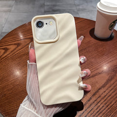 Funda de teléfono de TPU con textura de onda de color sólido, para iPhone SE 2022 y 2020/8/7/6, para iPhone 13 Pro Max, para iPhone 13 Pro, para iPhone 12/12 Pro